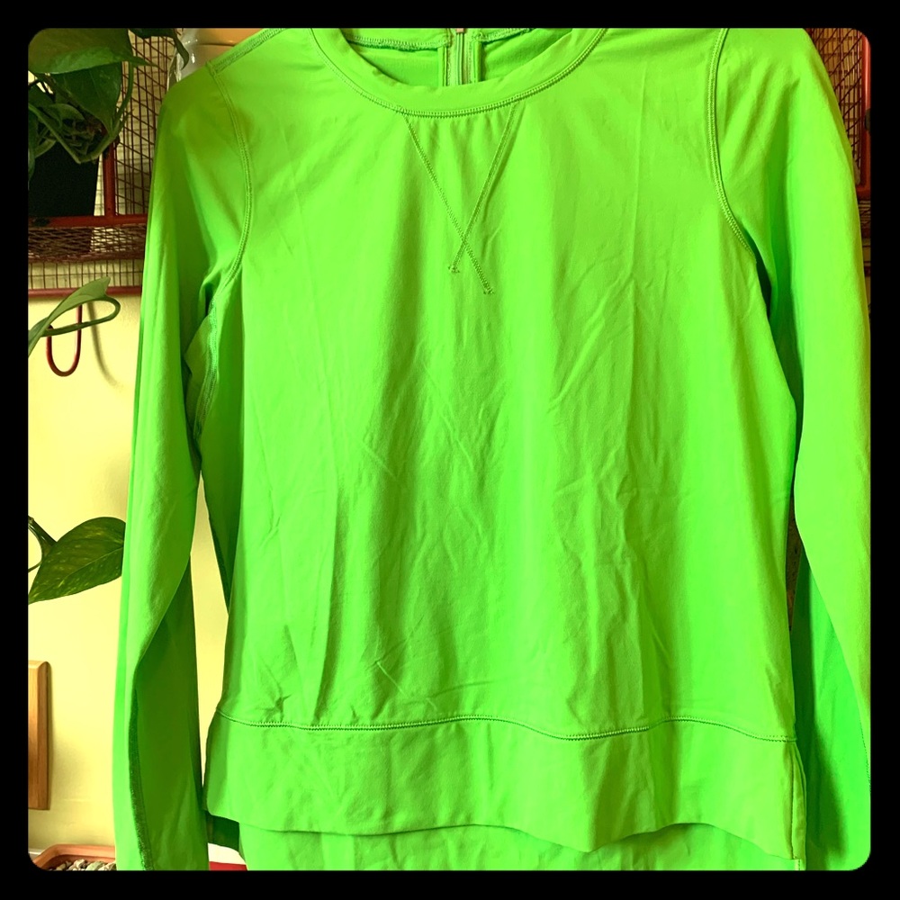 Lululemon lime green pull over
